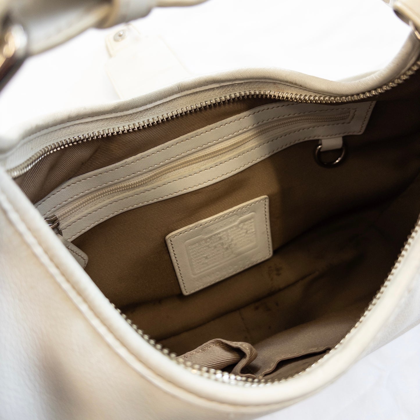 Coach Shoulder Hobo Bag | White