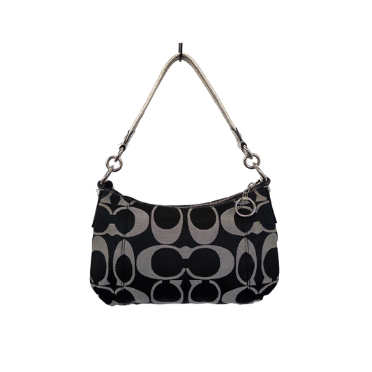 Coach Monogram Shoulder Bag | Black