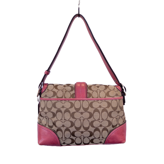 Coach Monogram Shoulder Bag | Pink