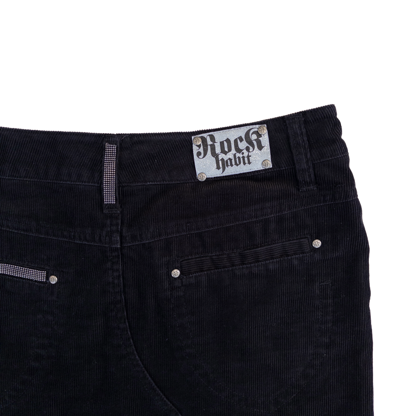 Oviesse Corduroy Mini Skirt | M | Black