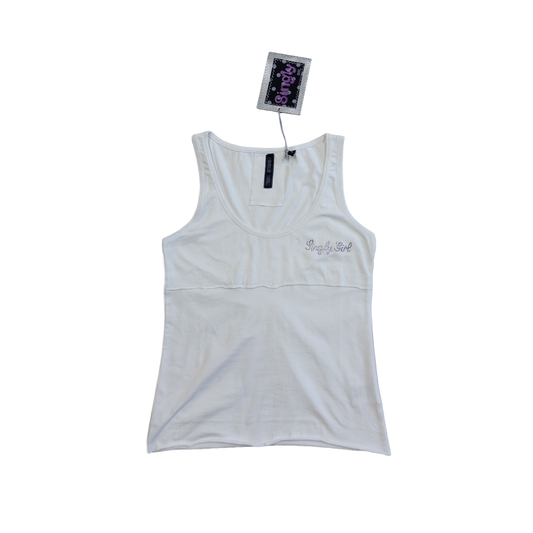 Singly Girl Tank Top(Dead stock) | M | White