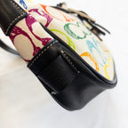 Coach Monogram Nylon Mini Shoulder Bag | Beige