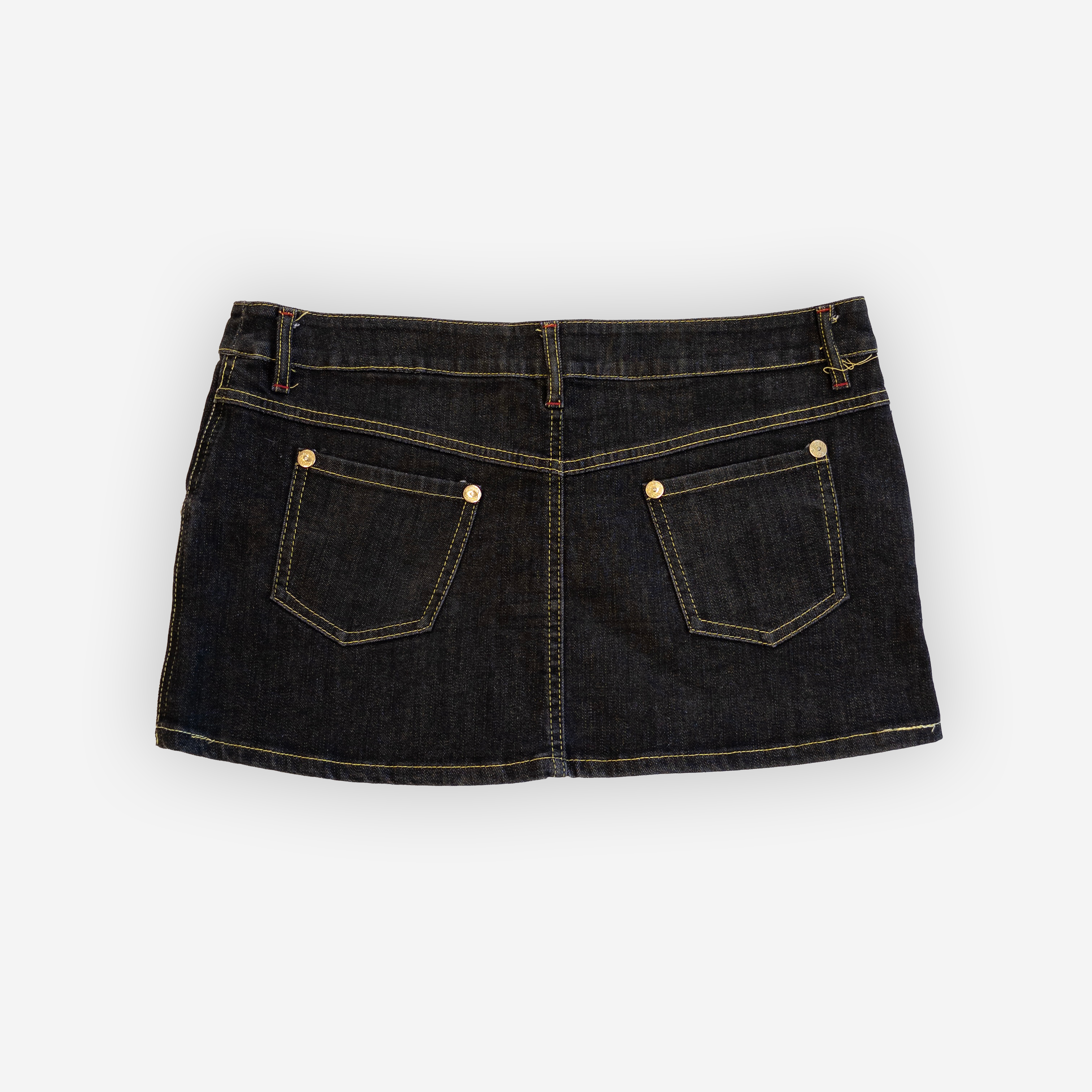 Denny Rose Denim Mini Skirt | Dark Indigo