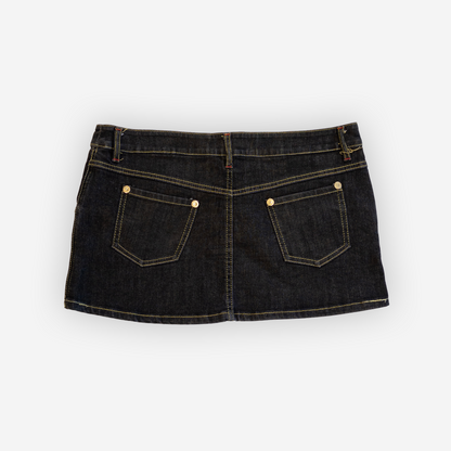 Denny Rose Denim Mini Skirt | Dark Indigo