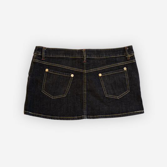 Denny Rose Denim Mini Skirt | Dark Indigo