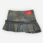 Fly Girl Mini Skirt | Light Wash