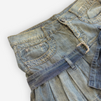 Fly Girl Mini Skirt | Light Wash