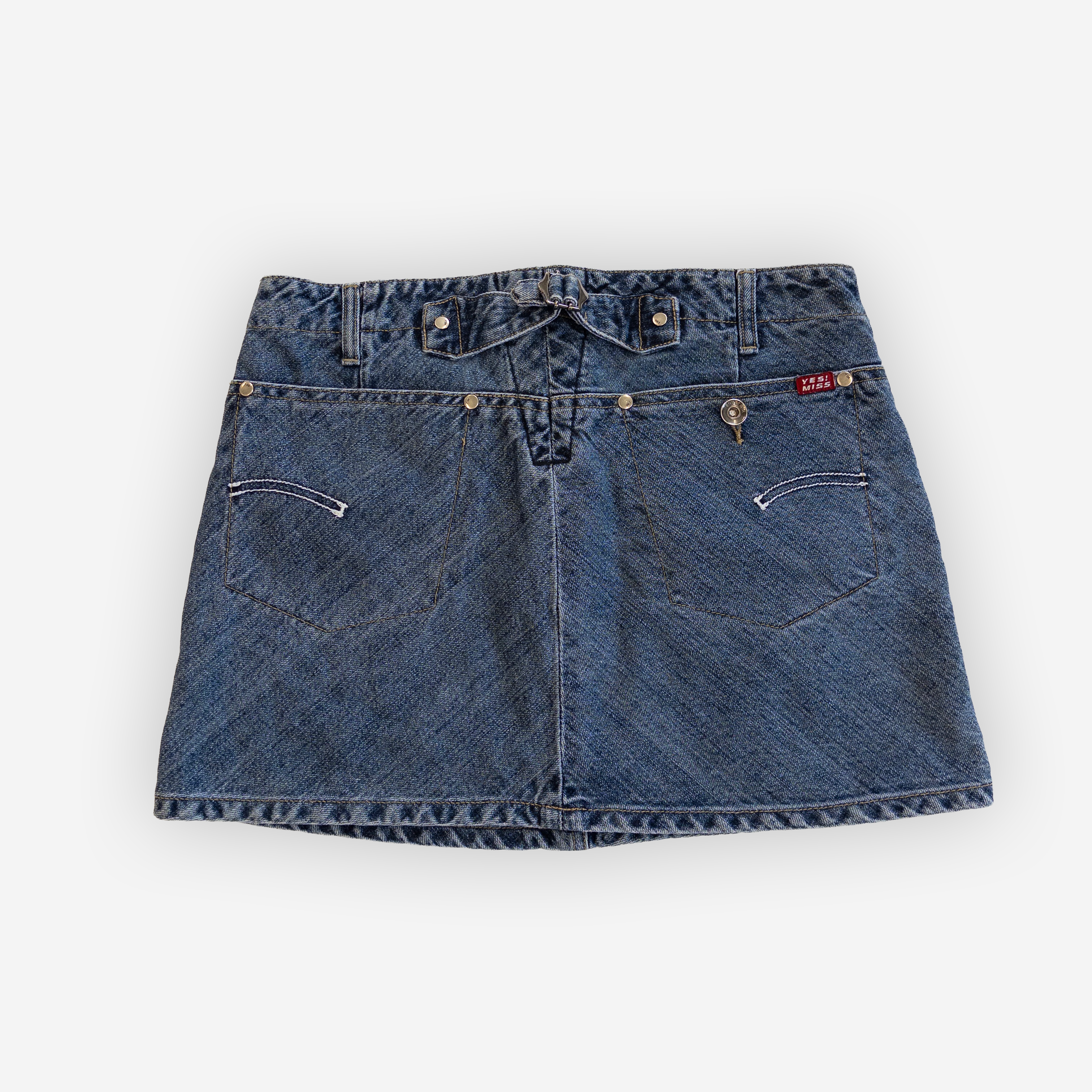 Yes! Miss Mini Skirt | Mid Wash