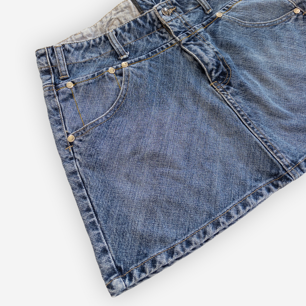 Yes! Miss Mini Skirt | Mid Wash