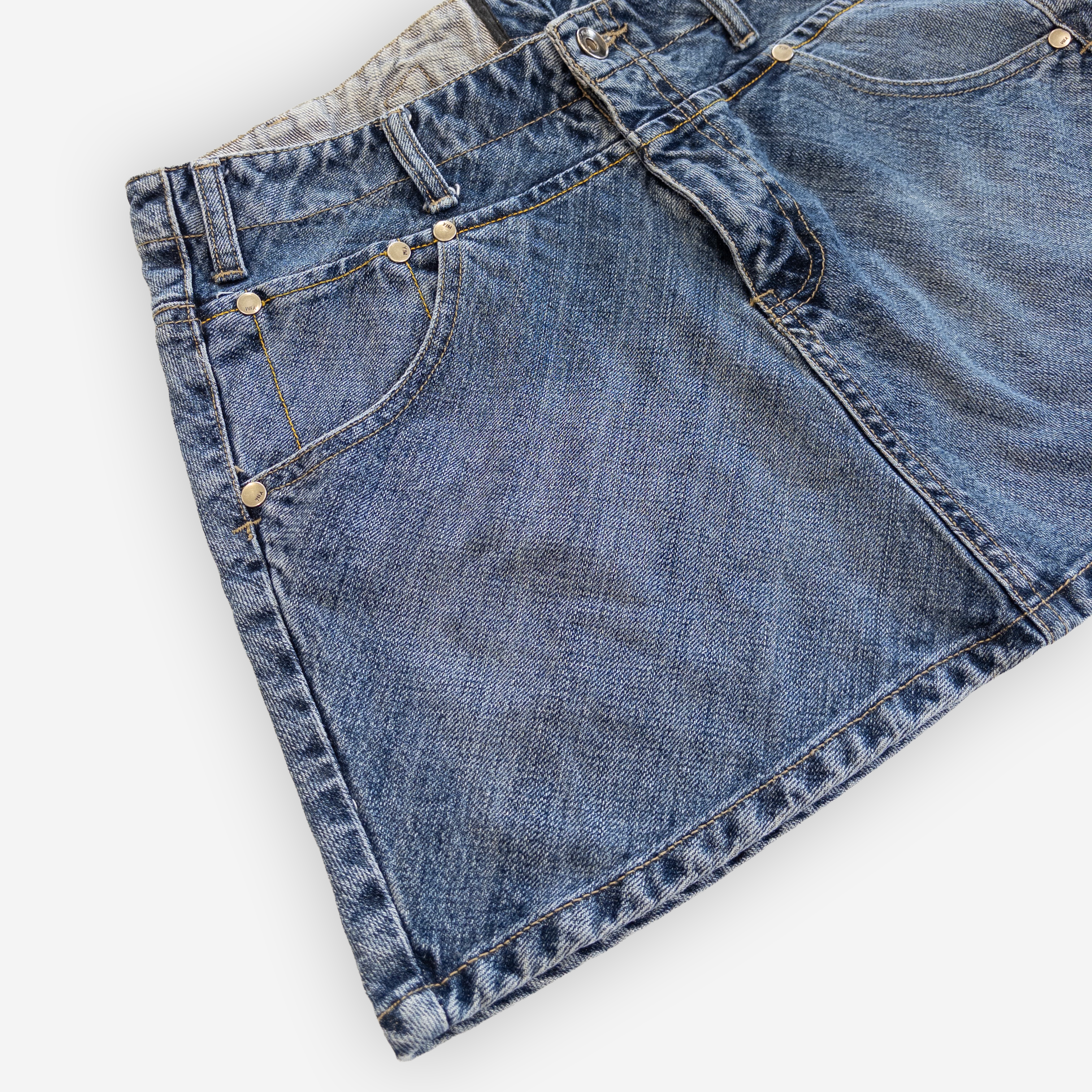 Yes! Miss Mini Skirt | Mid Wash