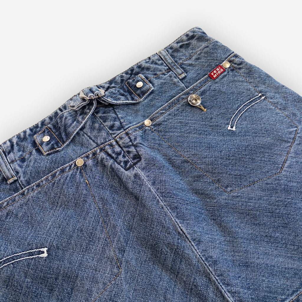 Yes! Miss Mini Skirt | Mid Wash