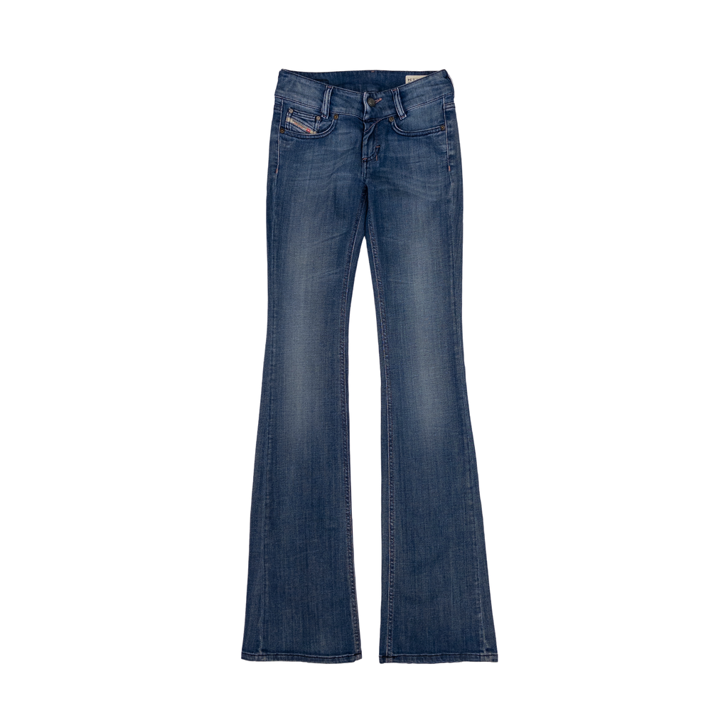 Diesel Louvely Low Rise Jeans | 24 | Mid Washed