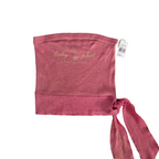 Baby Phat Tie Tube Top(Dead stock) | L | Pink