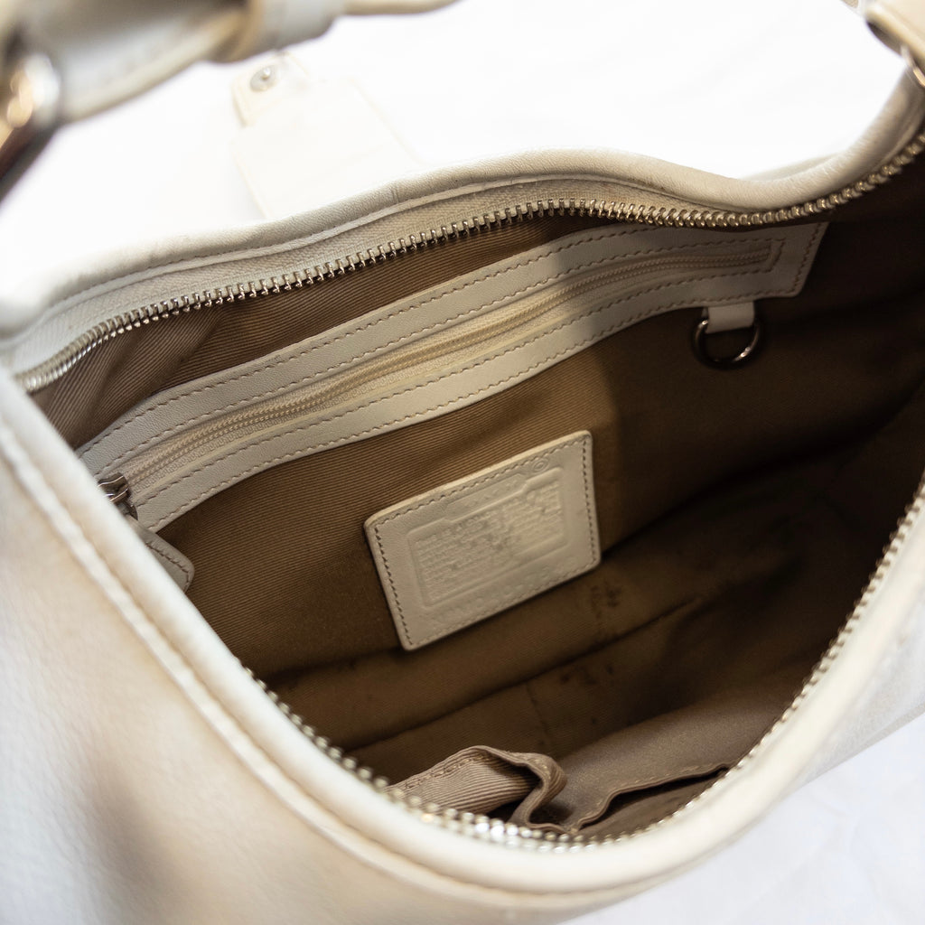Coach Shoulder Hobo Bag | White