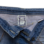 Old Story Embroidered Mini Skirt | Mid Wash