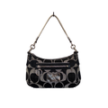Coach Monogram Shoulder Bag | Black