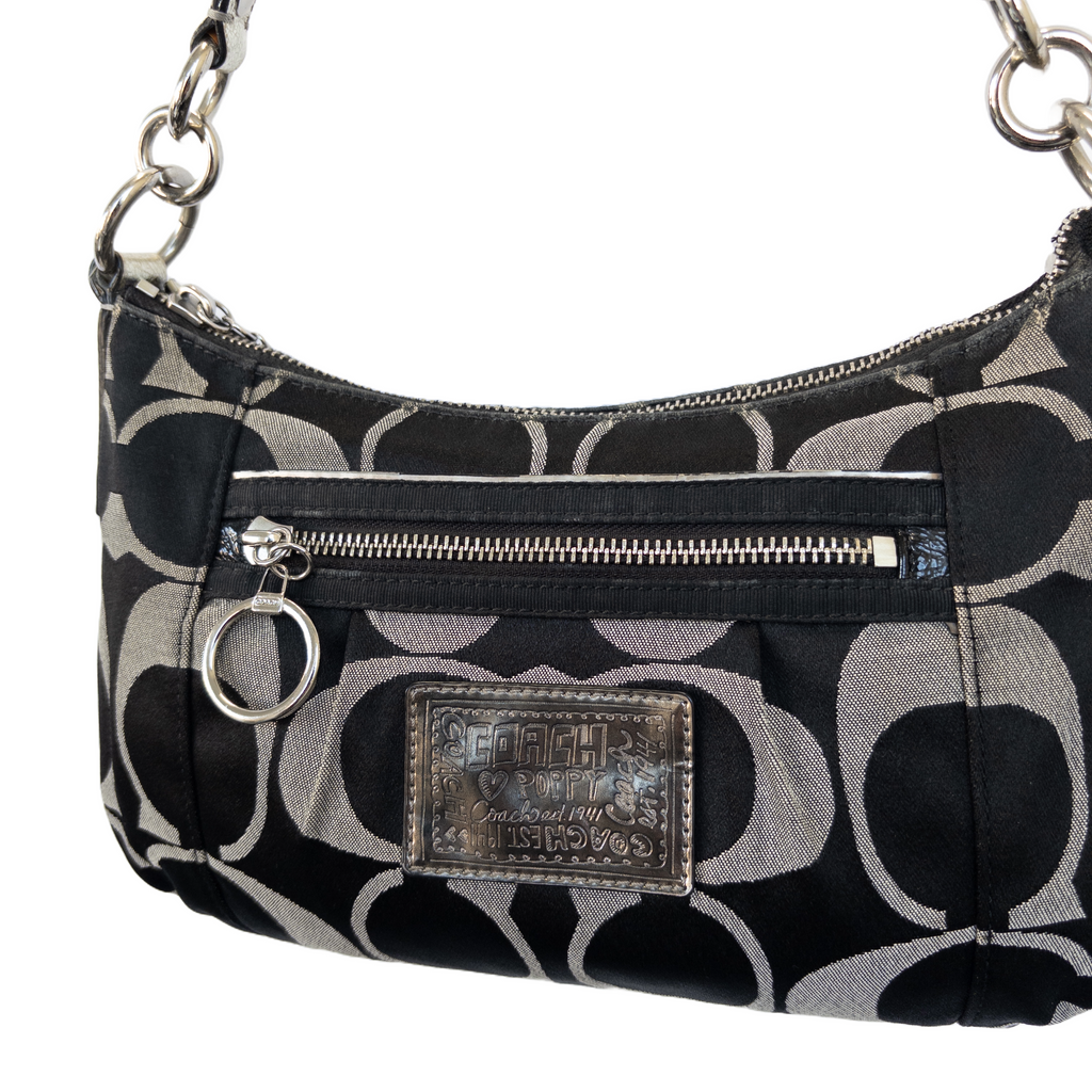 Coach Monogram Shoulder Bag | Black