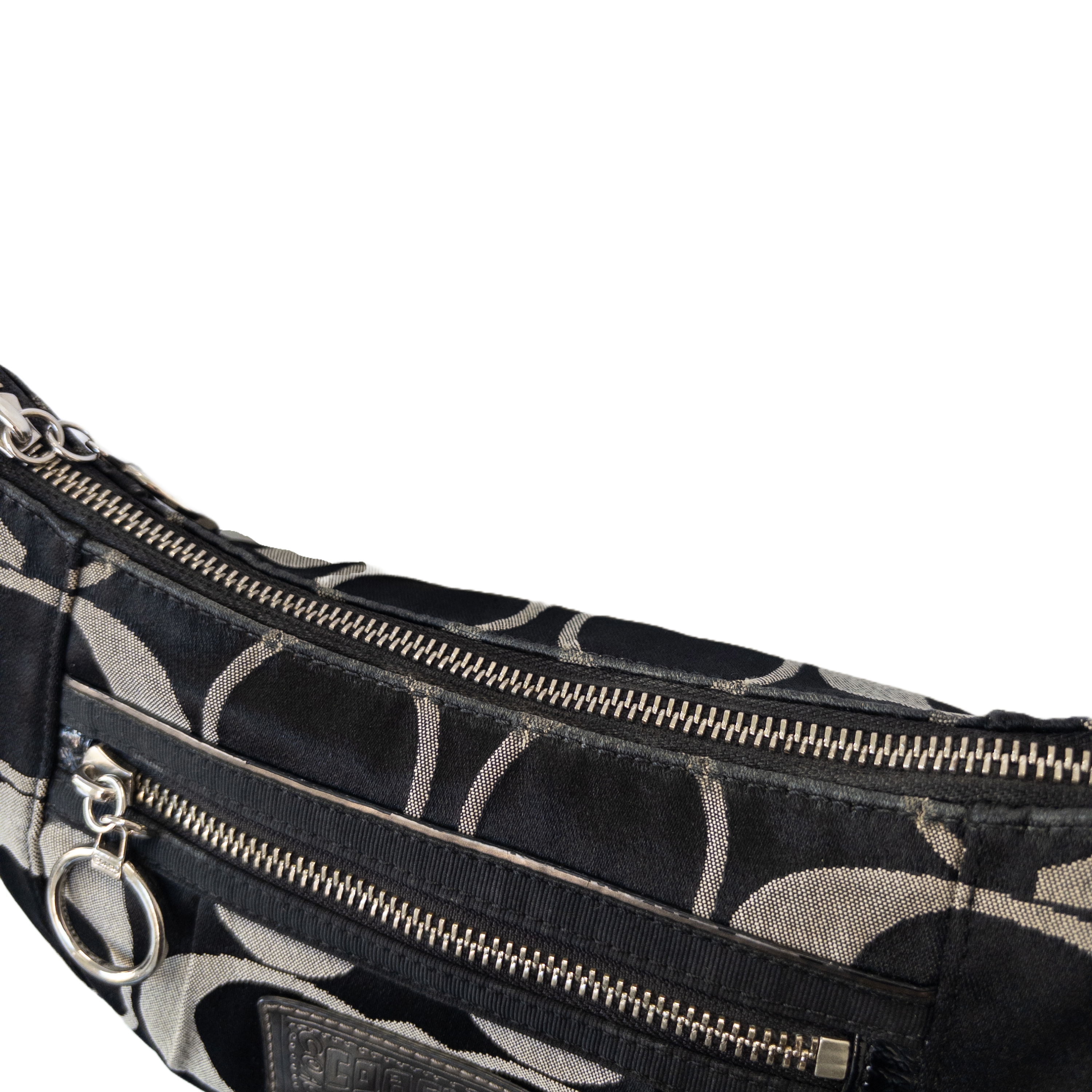 Coach Monogram Shoulder Bag | Black