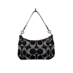 Coach Monogram Shoulder Bag | Black