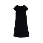 COS Semi Sheer Long Slit Viscose Dress | Women’s XS | Black