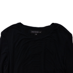 Stolen Girlfriends Club Side Ruched Rayon Dress | S | Black