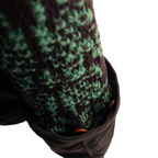 Dior Knitted Sleeve Jacket | M | Green & Brown