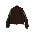 Dior Knitted Sleeve Jacket | M | Green & Brown