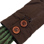 Dior Knitted Sleeve Jacket | M | Green & Brown