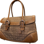 Coach Monogram Handbag | Beige