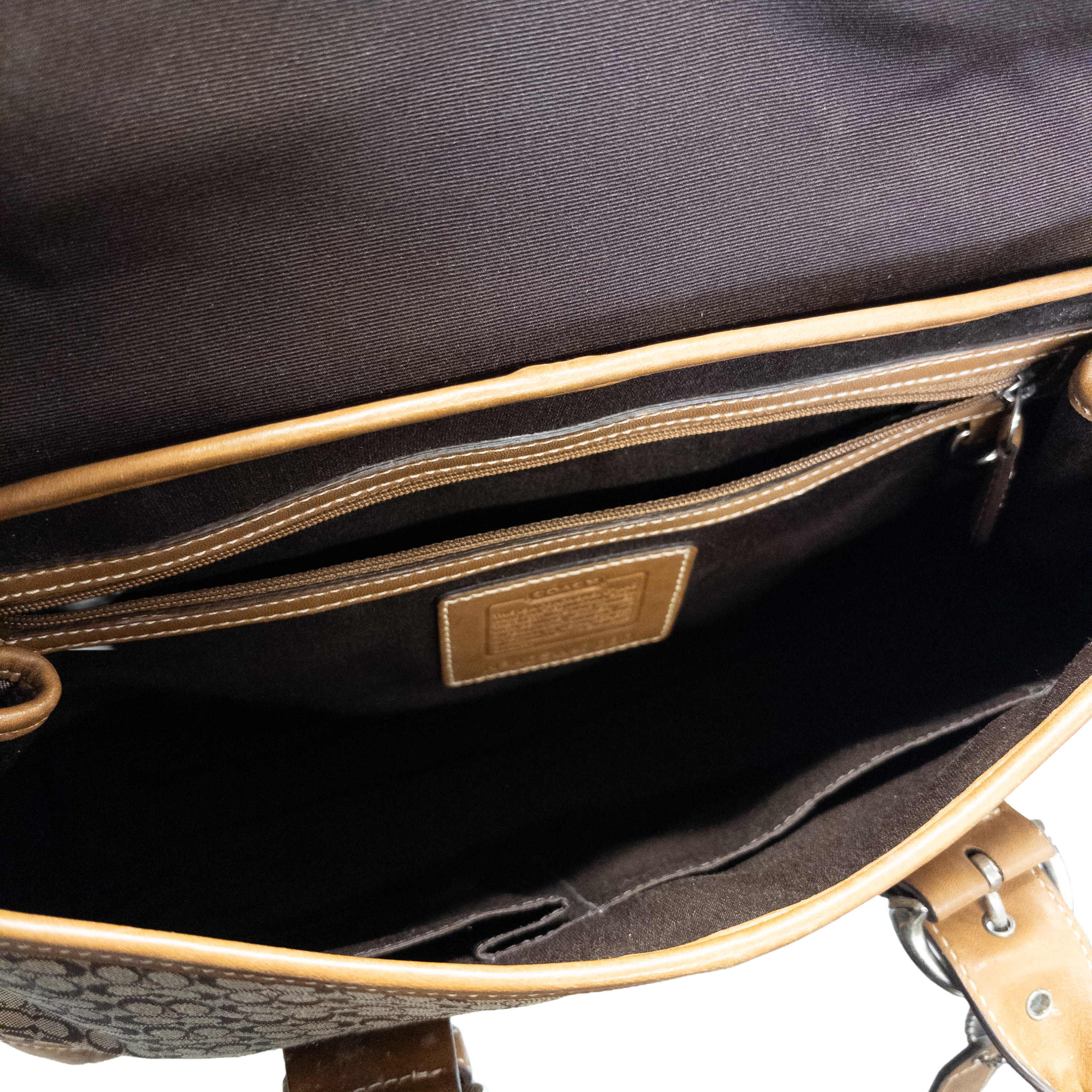 Coach Monogram Handbag | Beige