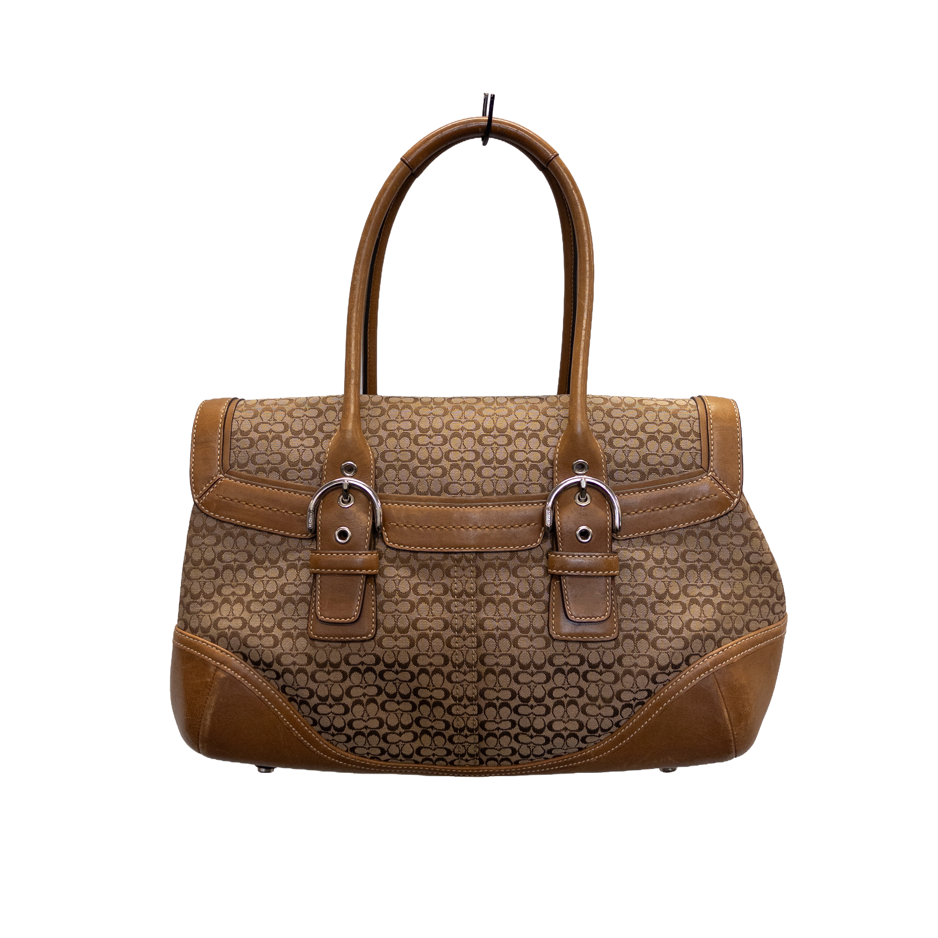 Coach Monogram Handbag | Beige