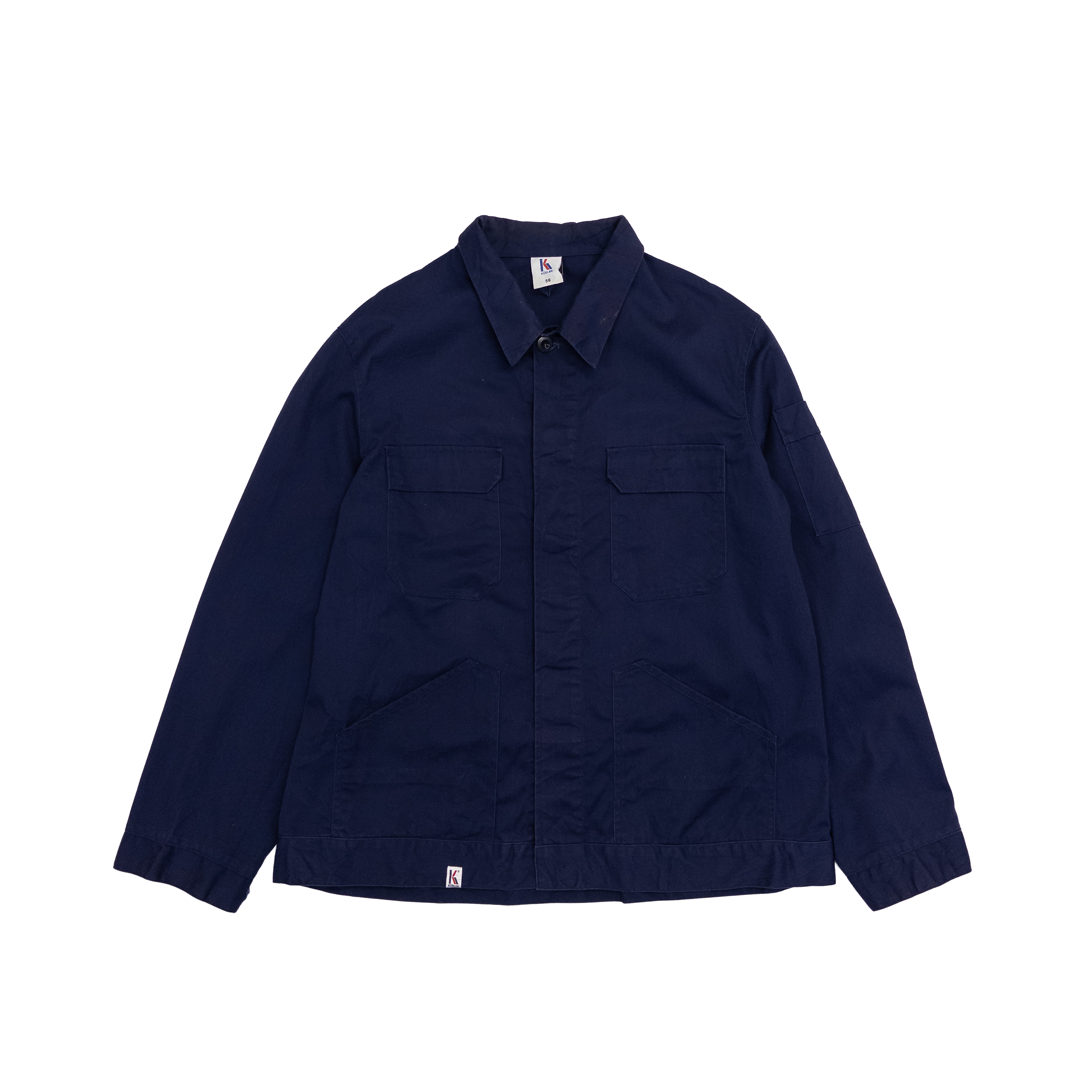 Vintage French Workwear Jacket | L | Blue