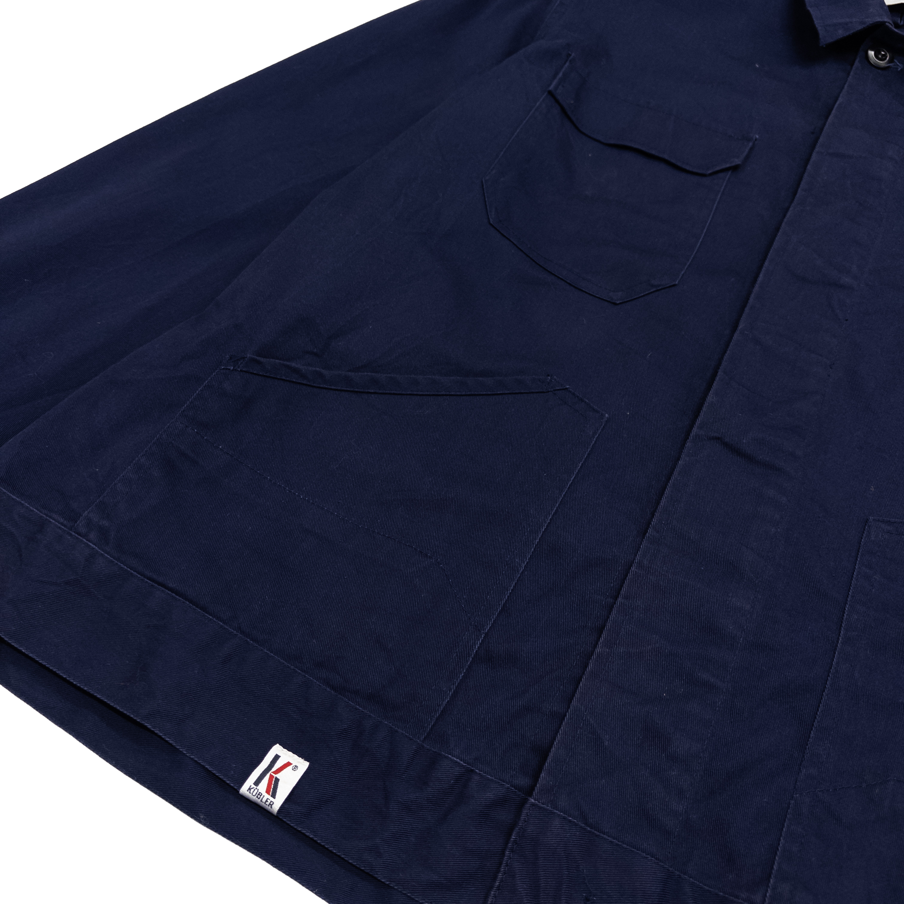 Vintage French Workwear Jacket | L | Blue