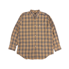 Burberry Vintage Nova Check Long Sleeve Shirt | Men’s XL | Beige Check