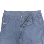 Diesel Wirky Low Rise Cotton Pants | 26 | Light Blue