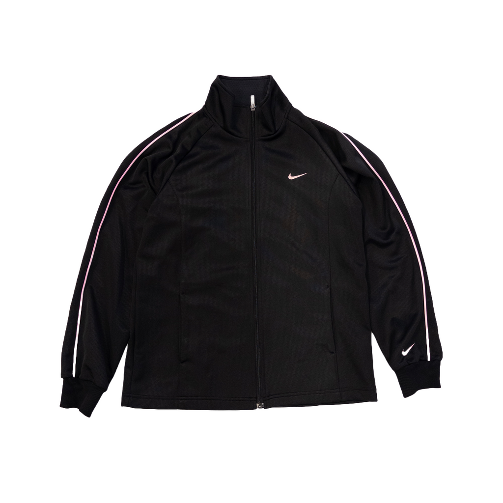 Nike Pink Swoosh Jacket | Black