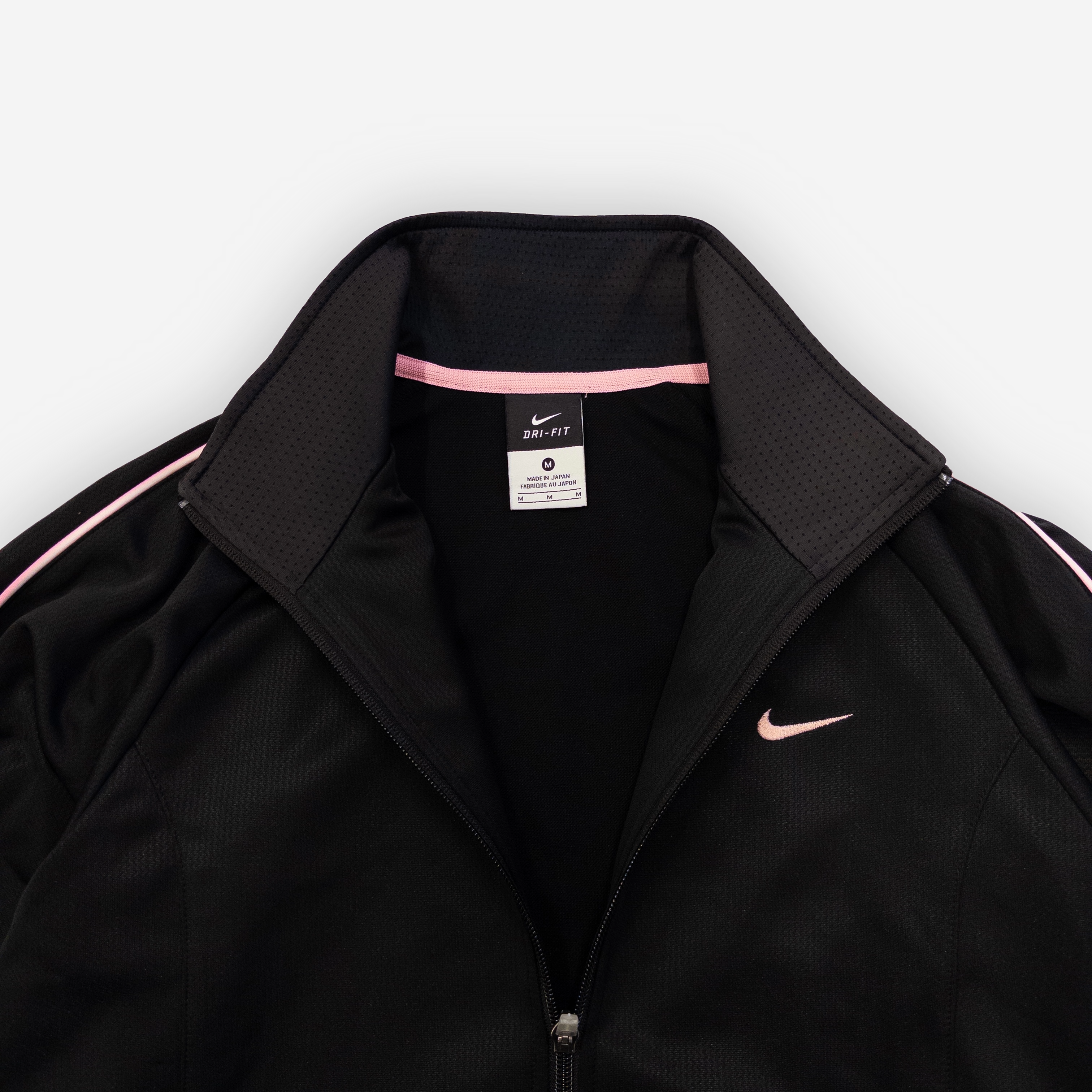 Nike Pink Swoosh Jacket | Black