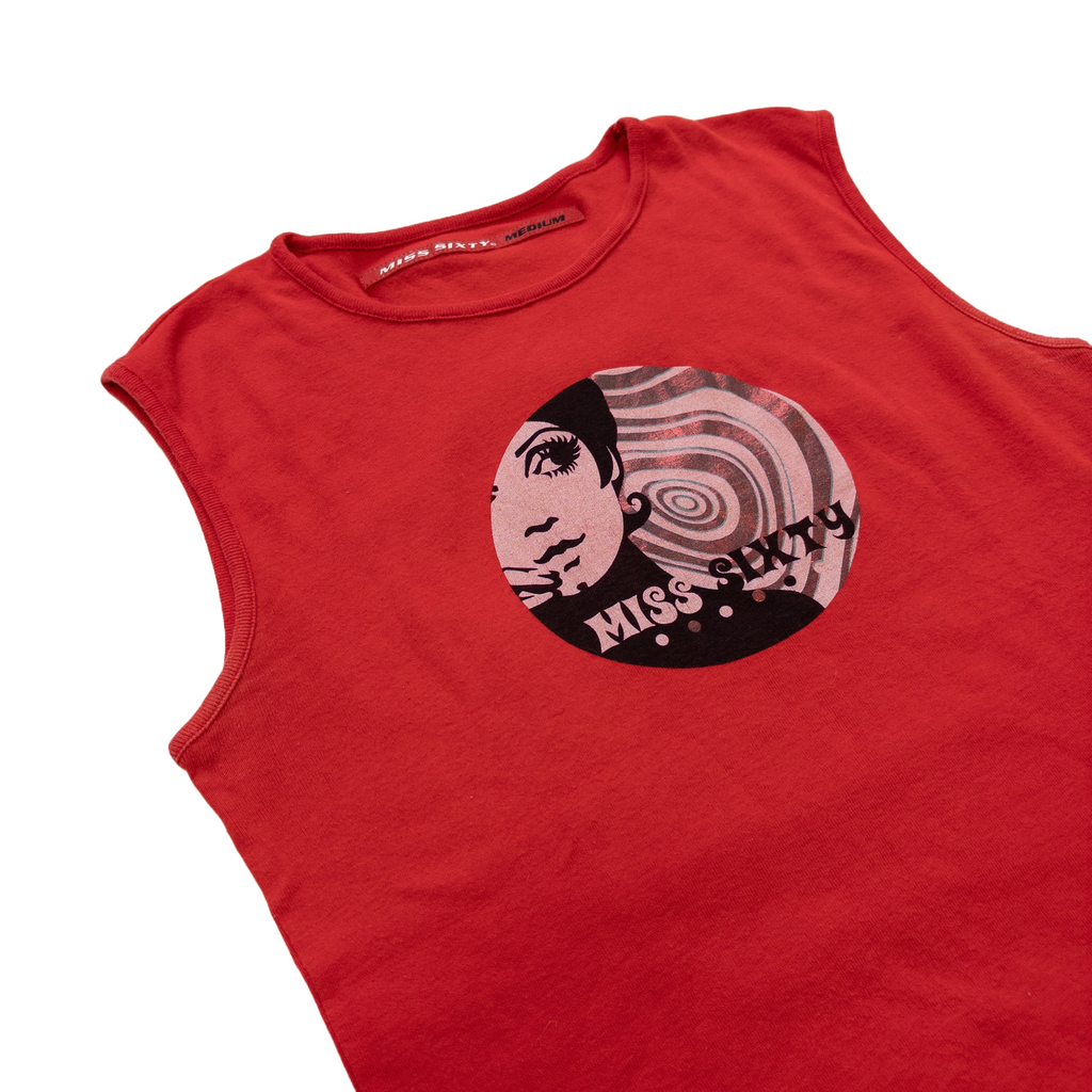 Miss Sixty Graphic Tank | Red