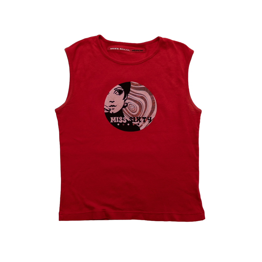 Miss Sixty Graphic Tank | Red