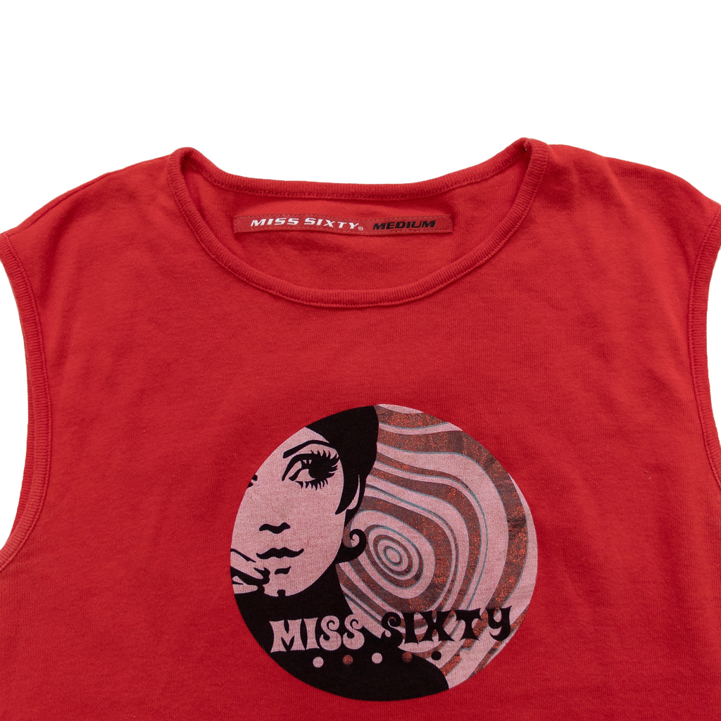 Miss Sixty Graphic Tank | Red