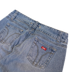 Good Show Low Rise Flared Jeans | M-L | Light Wash