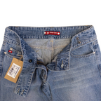 Good Show Low Rise Flared Jeans | M-L | Light Wash