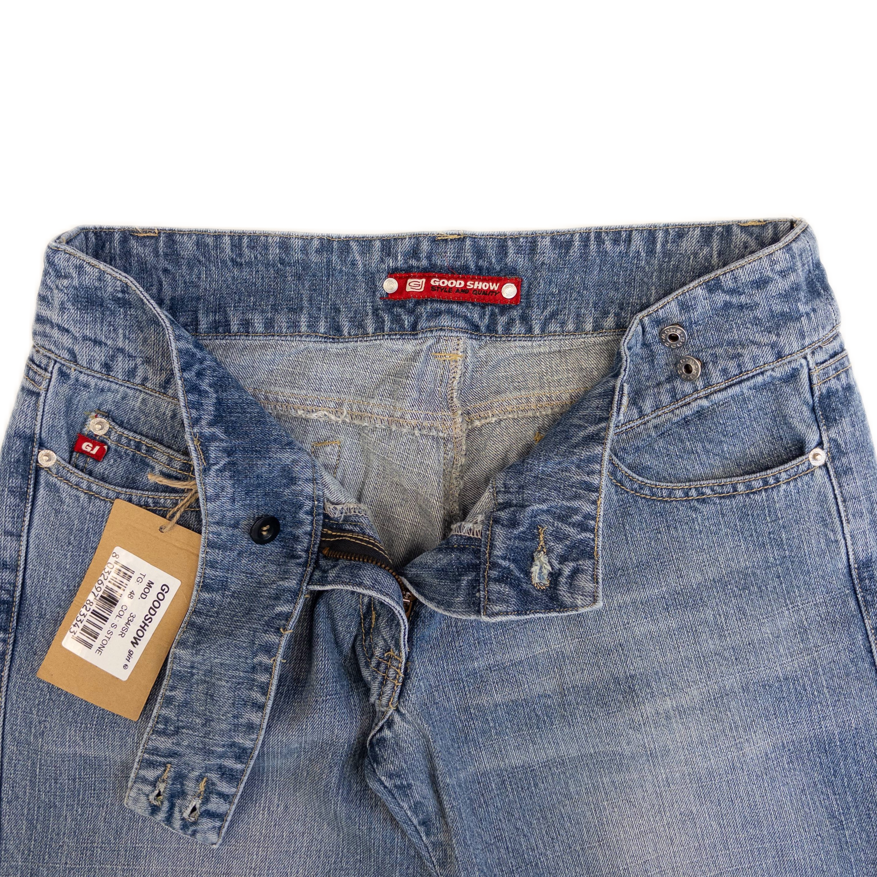 Good Show Low Rise Flared Jeans | M-L | Light Wash