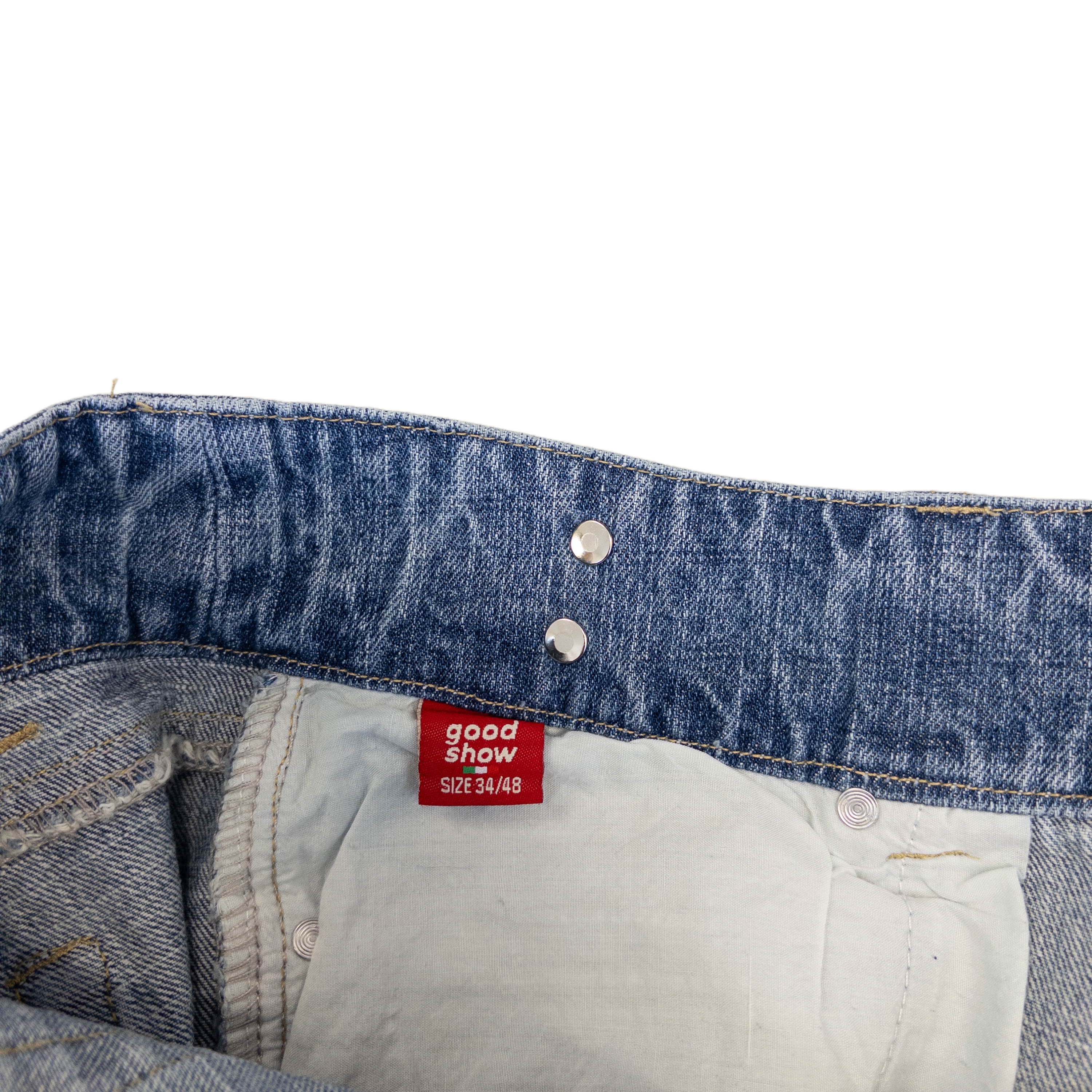 Good Show Low Rise Flared Jeans | M-L | Light Wash