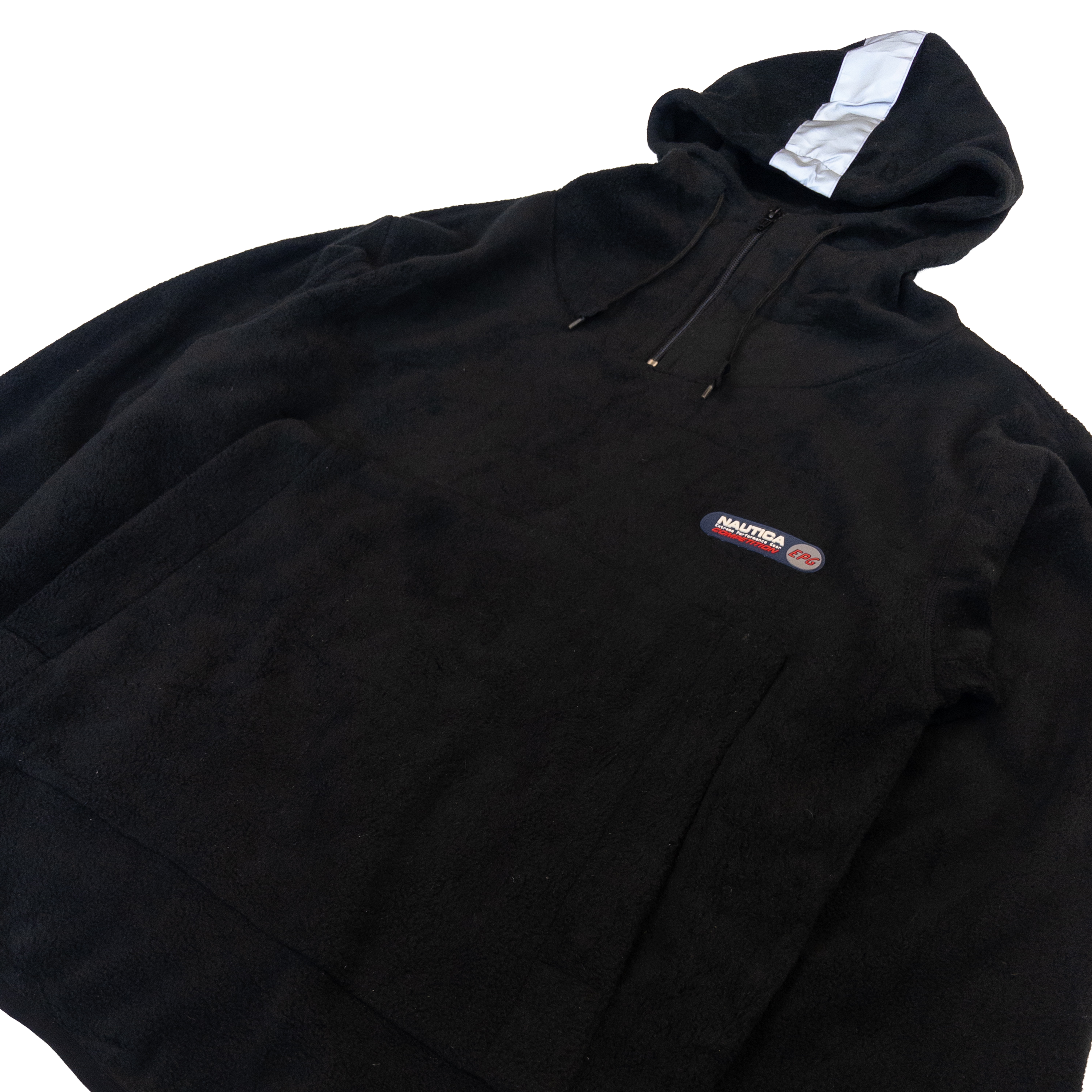 Nautica Competition Zip Fleece Hoodie | Men’s M | Black