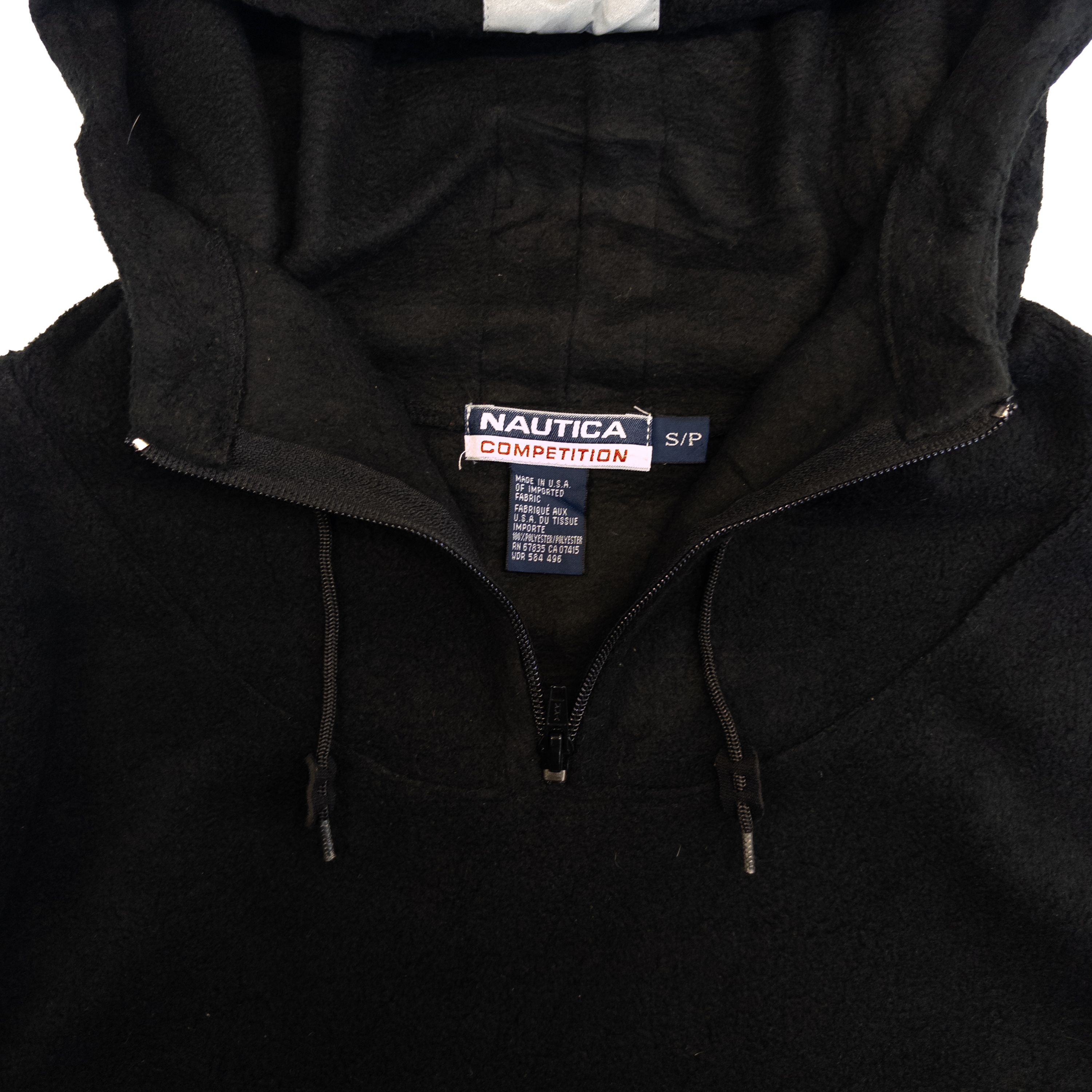 Nautica Competition Zip Fleece Hoodie | Men’s M | Black