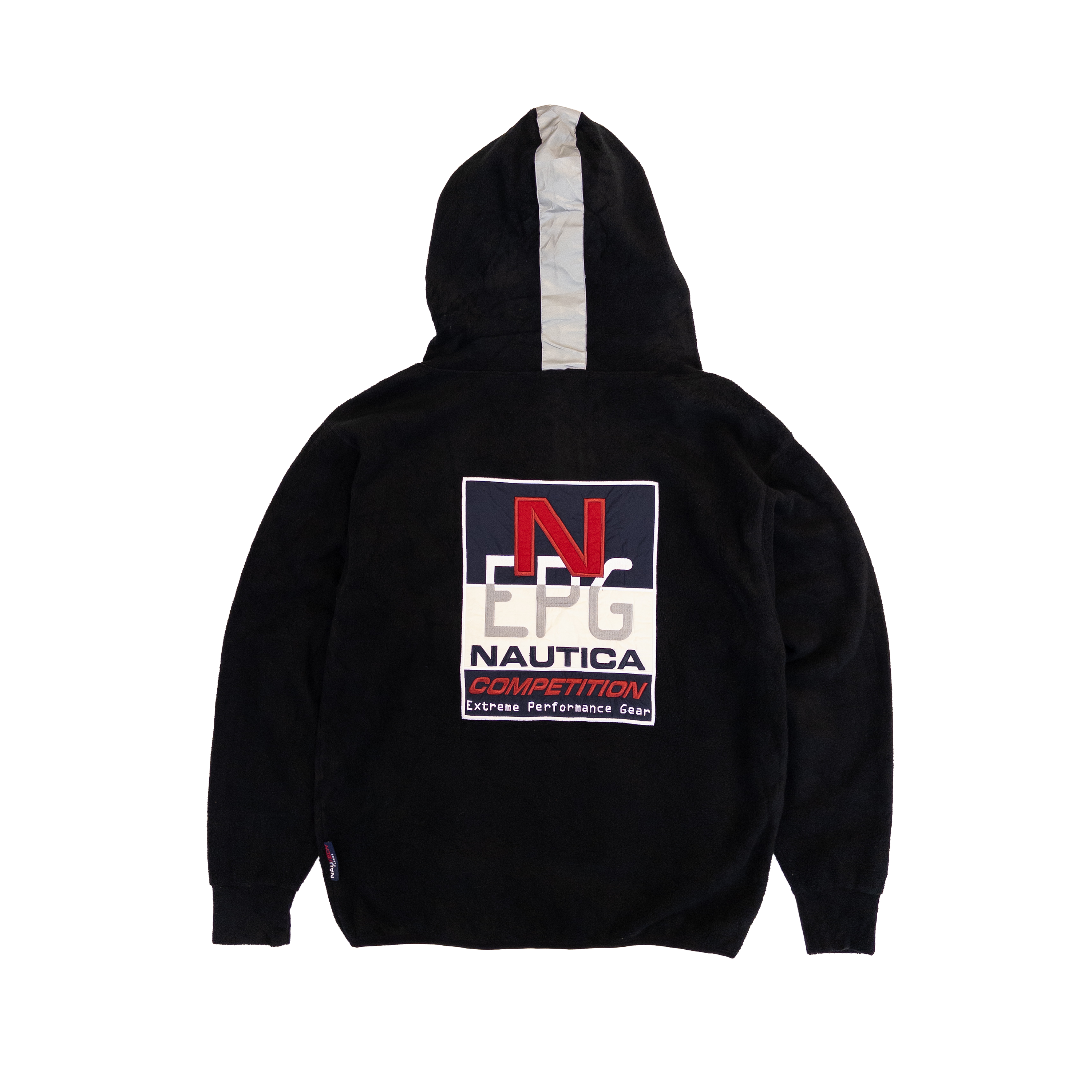 Nautica Competition Zip Fleece Hoodie | Men’s M | Black