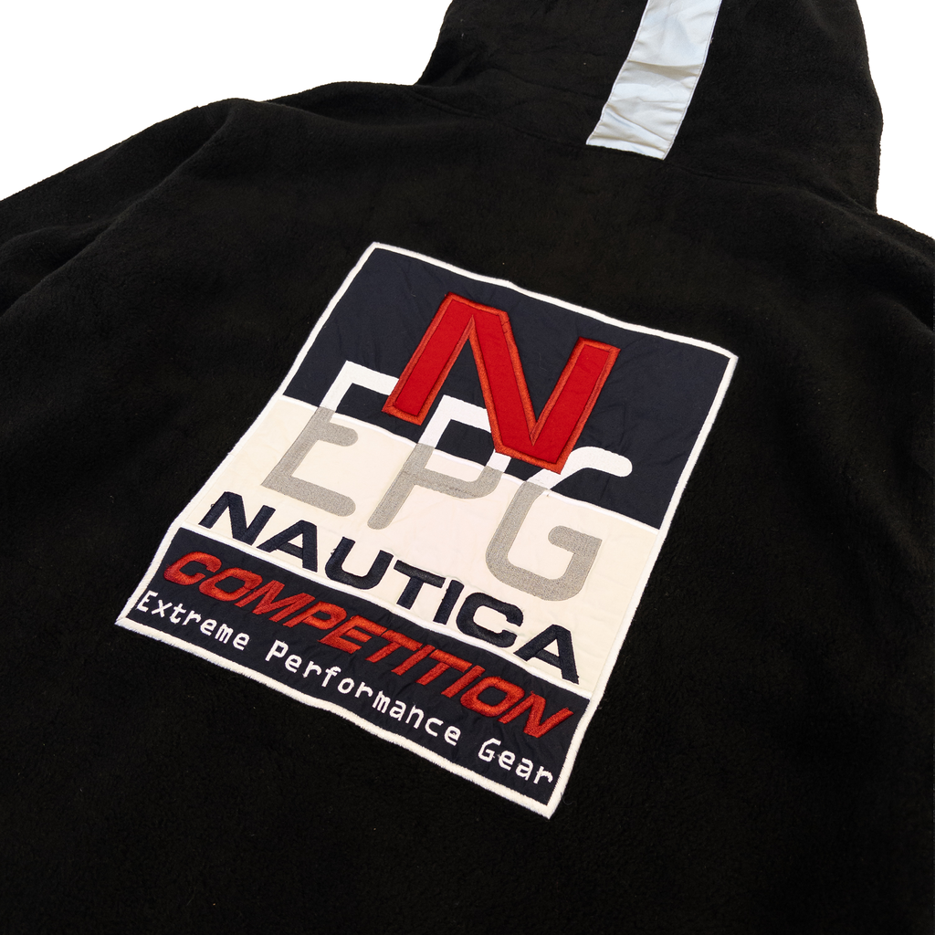Nautica Competition Zip Fleece Hoodie | Men’s M | Black