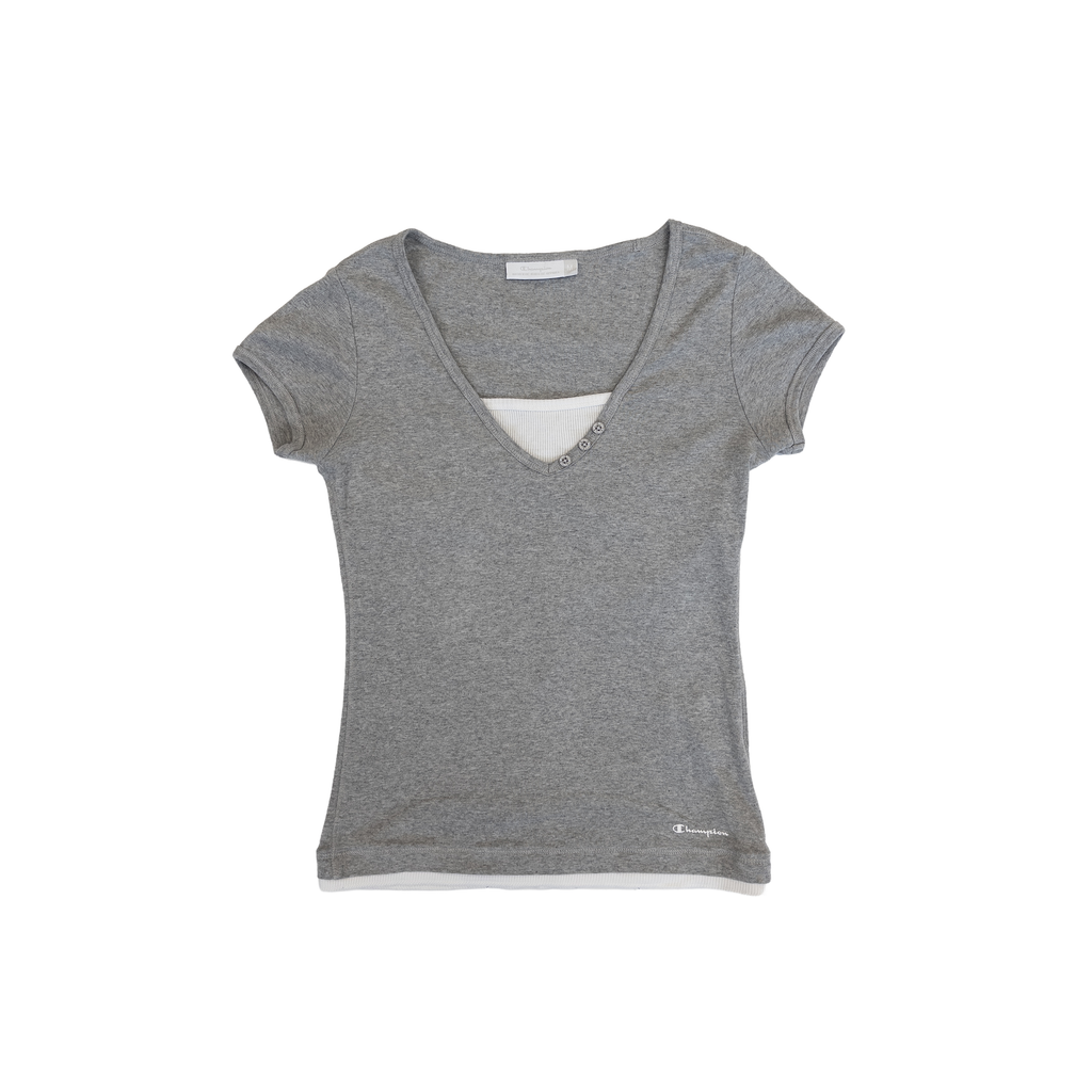 Champion Layered T-Shirt | Grey