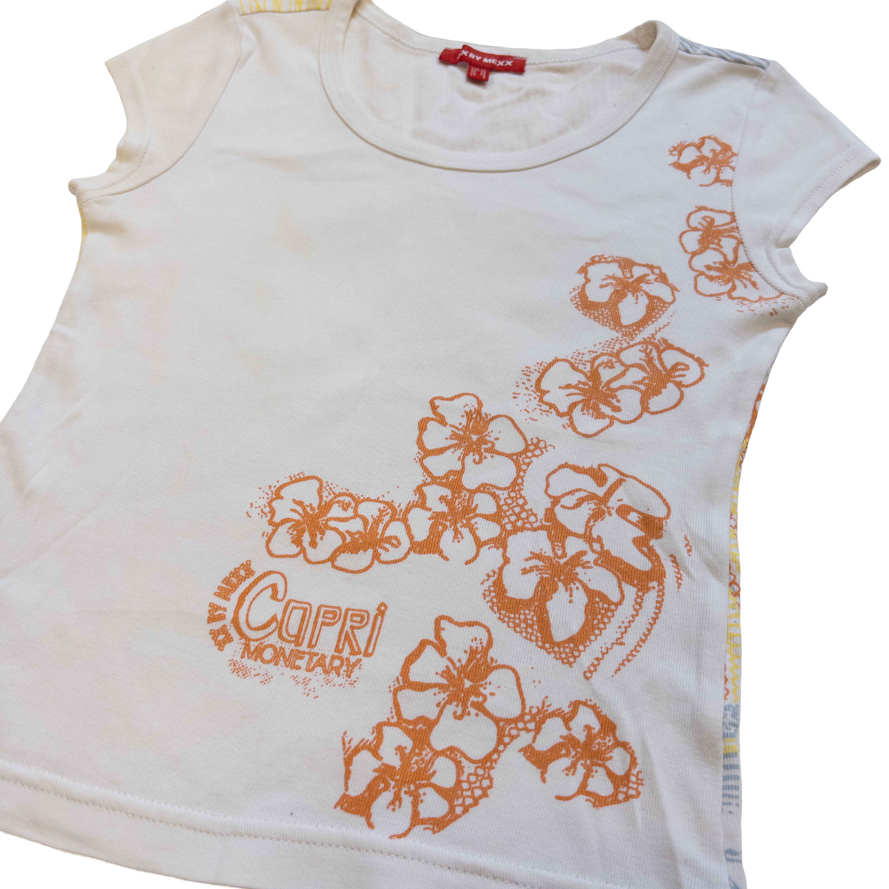 XX BY MEXX Capri Monetary Graphic T-Shirt | White